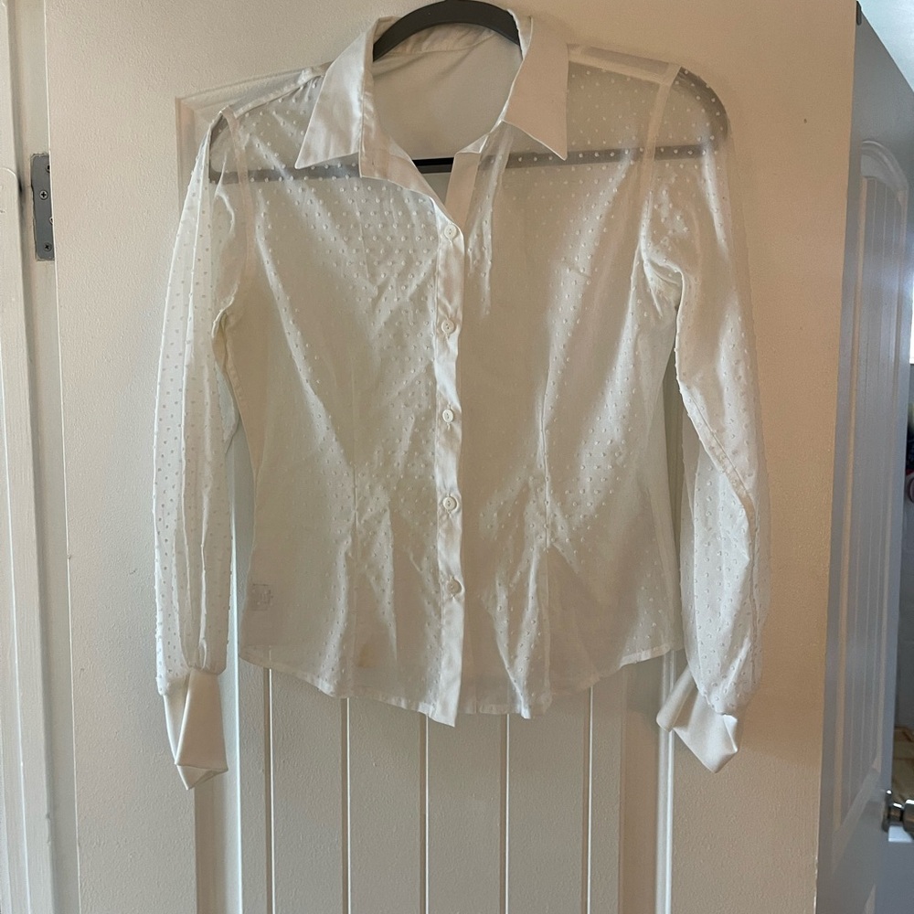 Theory white blouse
